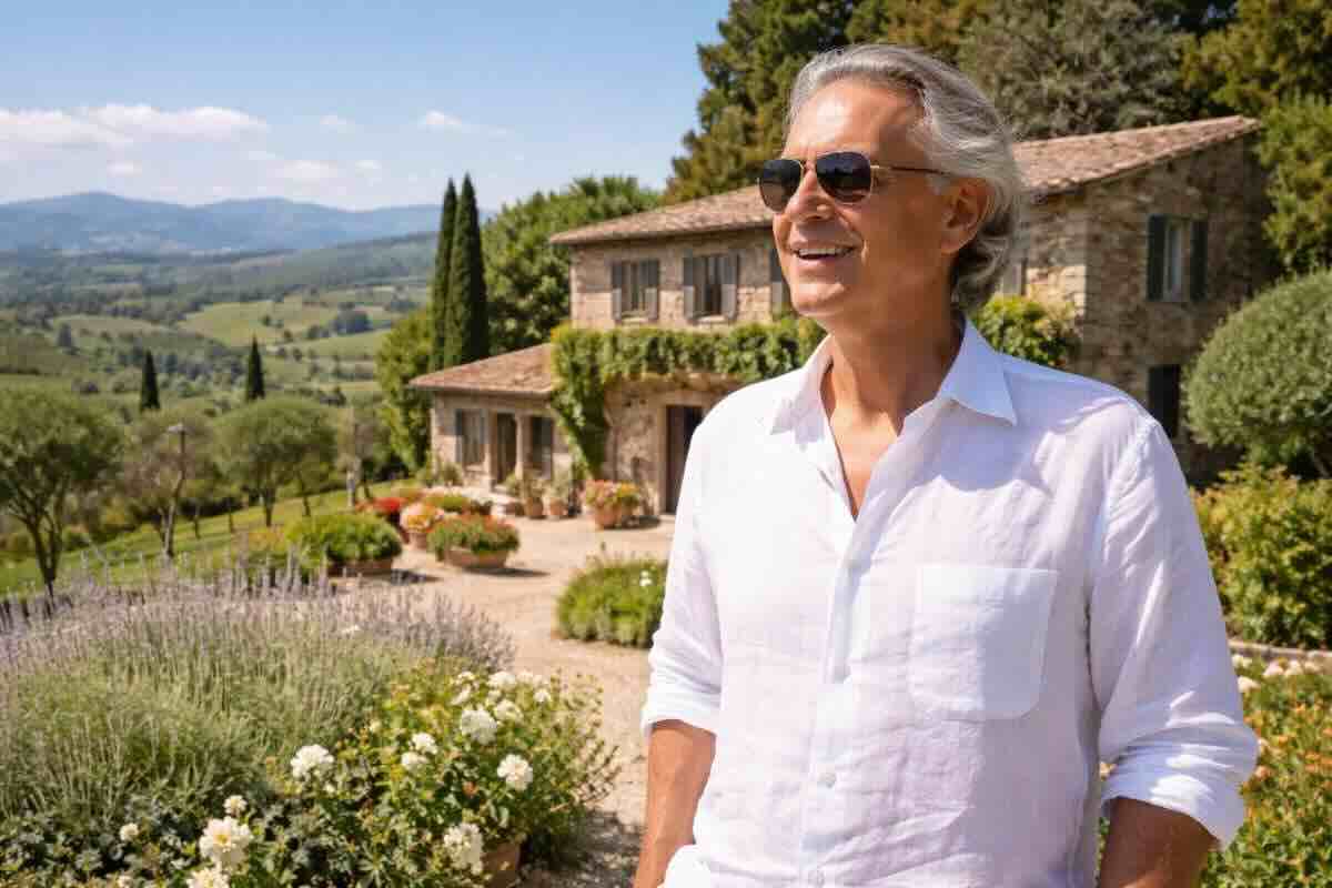 Andrea Bocelli case in Toscana