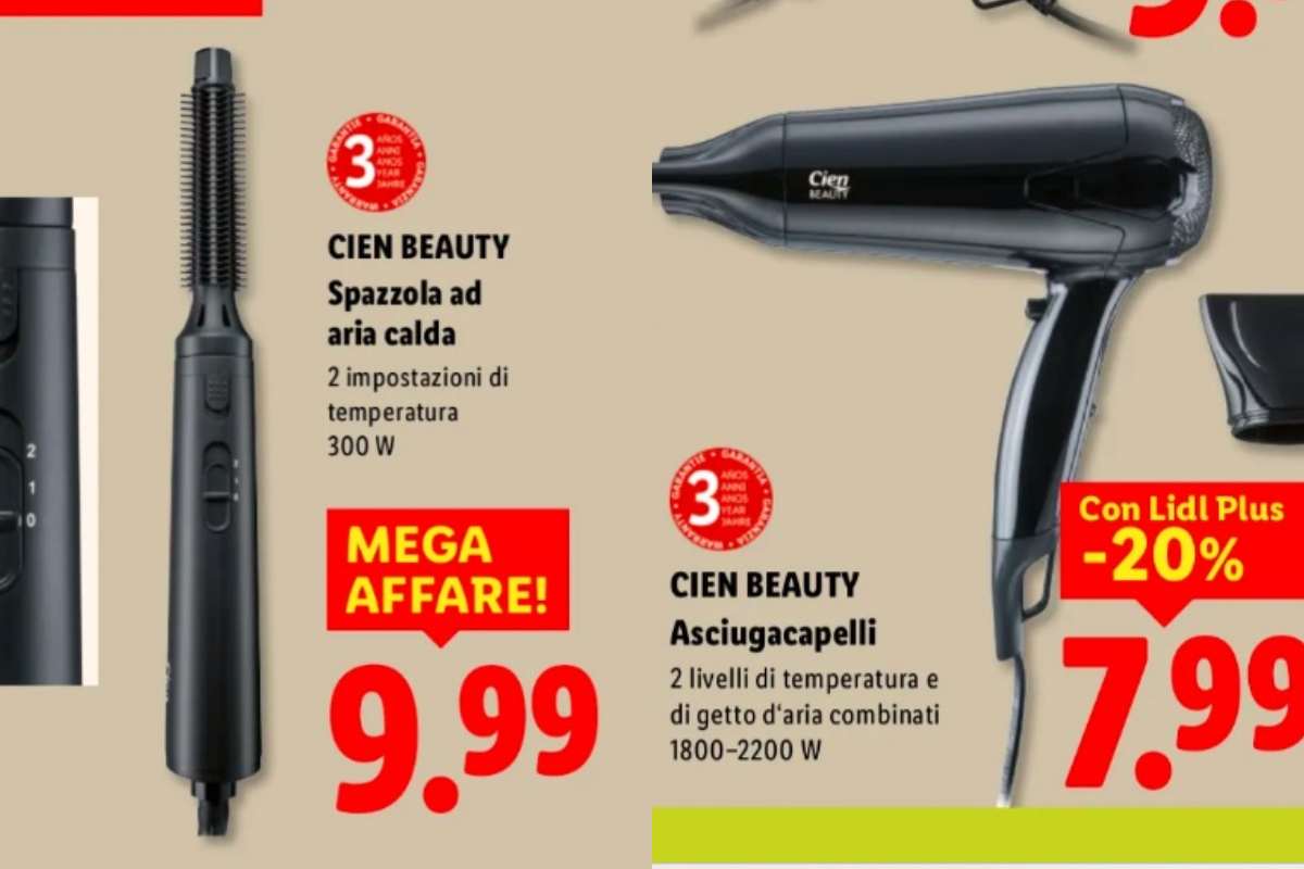 phon spazzola capelli volantino lidl