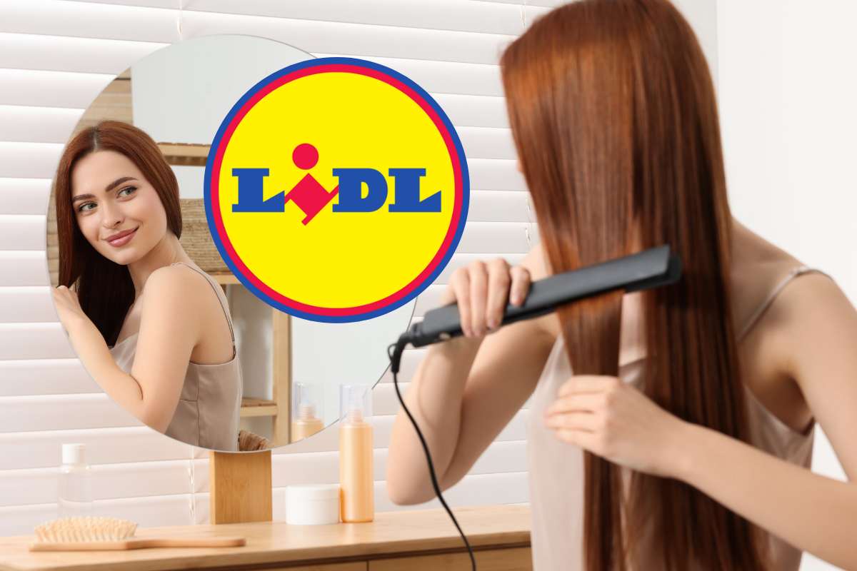 lidl logo donna piastra capelli